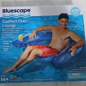 NEW Bluescape Comfort Lounge Chair Pool Floatie Chair Swim